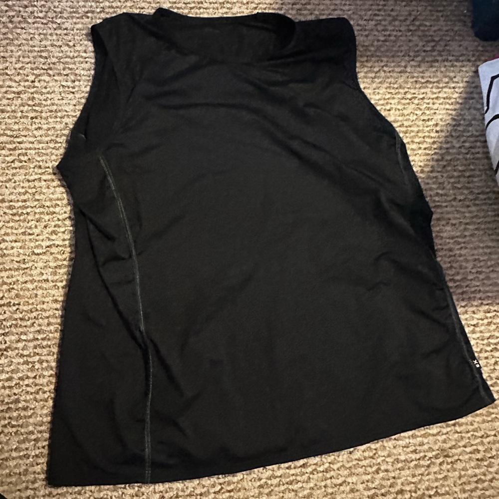 TomboyX Black Muscle Tee Swim Top